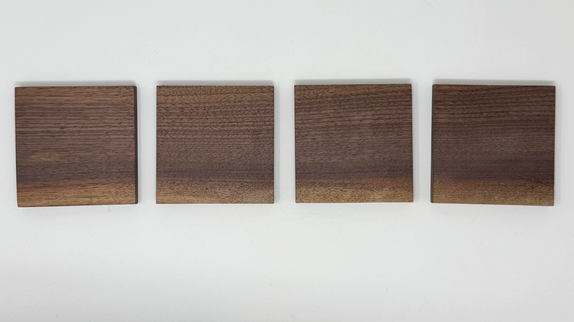 Black Walnut Coasters with Sapwood - BWC01